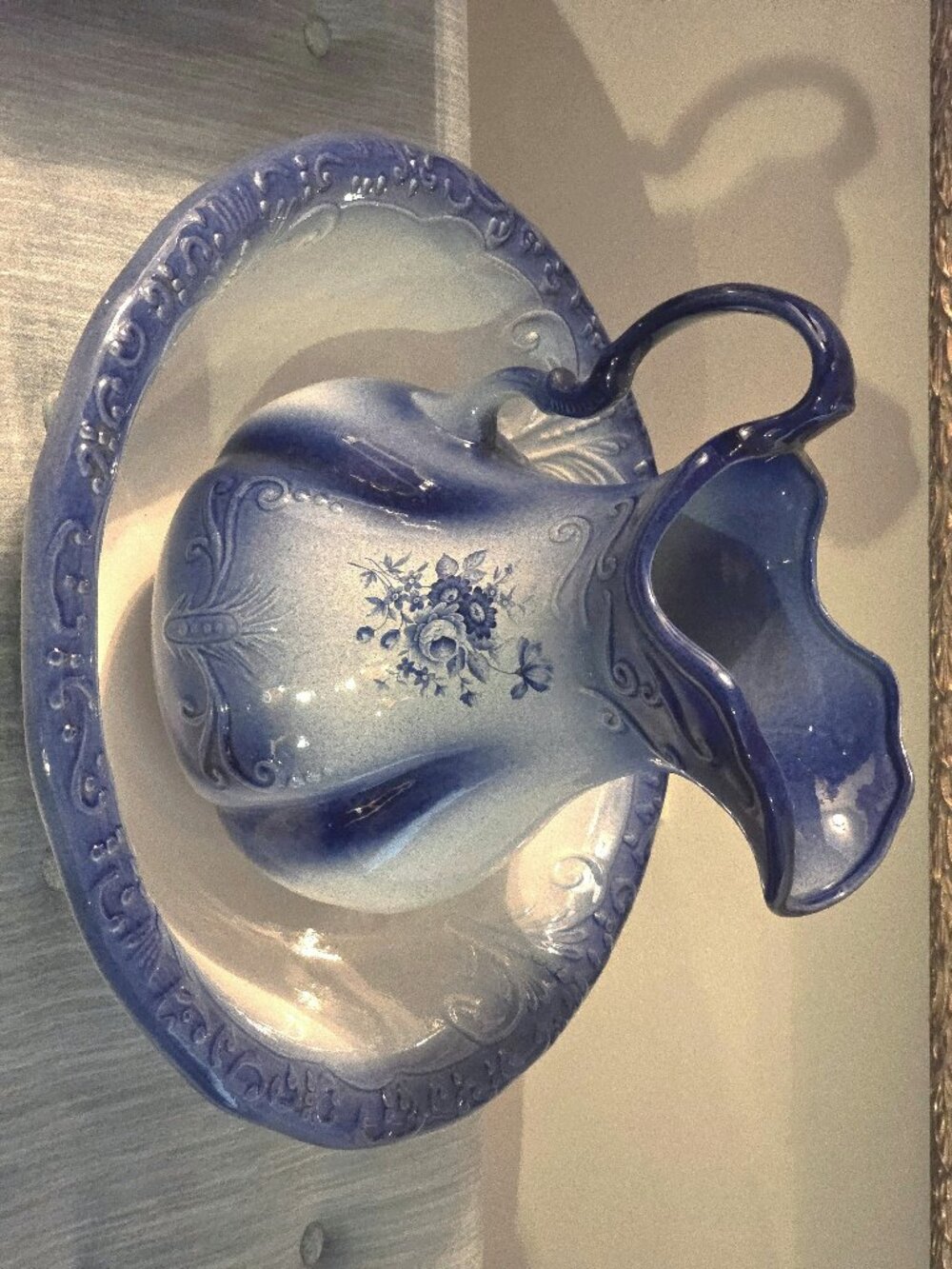 Ironstone Bowl Pitcher set